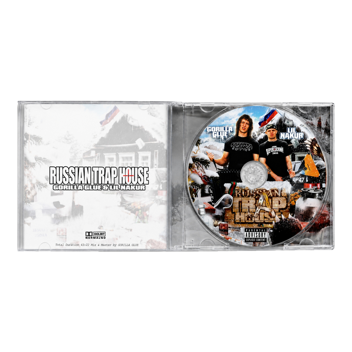 Gorilla Glue & Lil Nakur - Russian Trap House (CD)